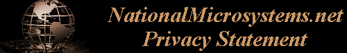 NationalMicrosystems.net    Privacy Statement